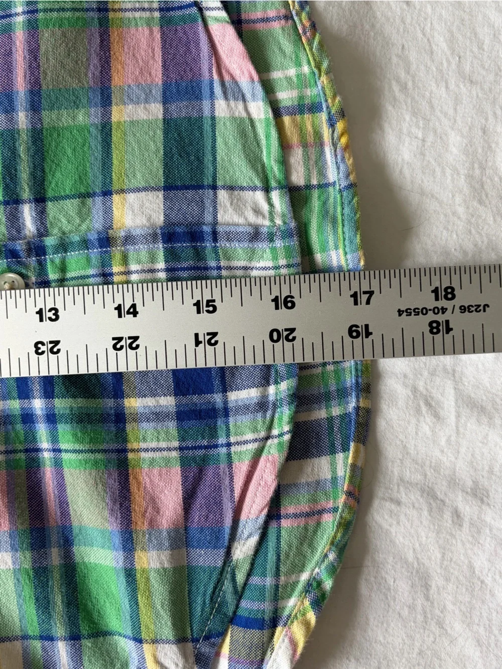 Polo Ralph Lauren Boys 4 Plaid Cotton Button Down Short Sleeve Shirt Preppy